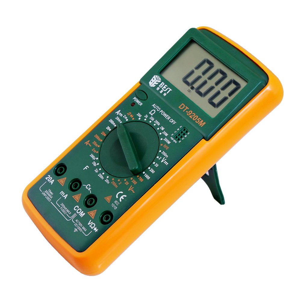 BST 9205M Top Professional Auto Range Digital Multimetre/Multimeter 6000 Counts AC Voltage Current Pocket Tester