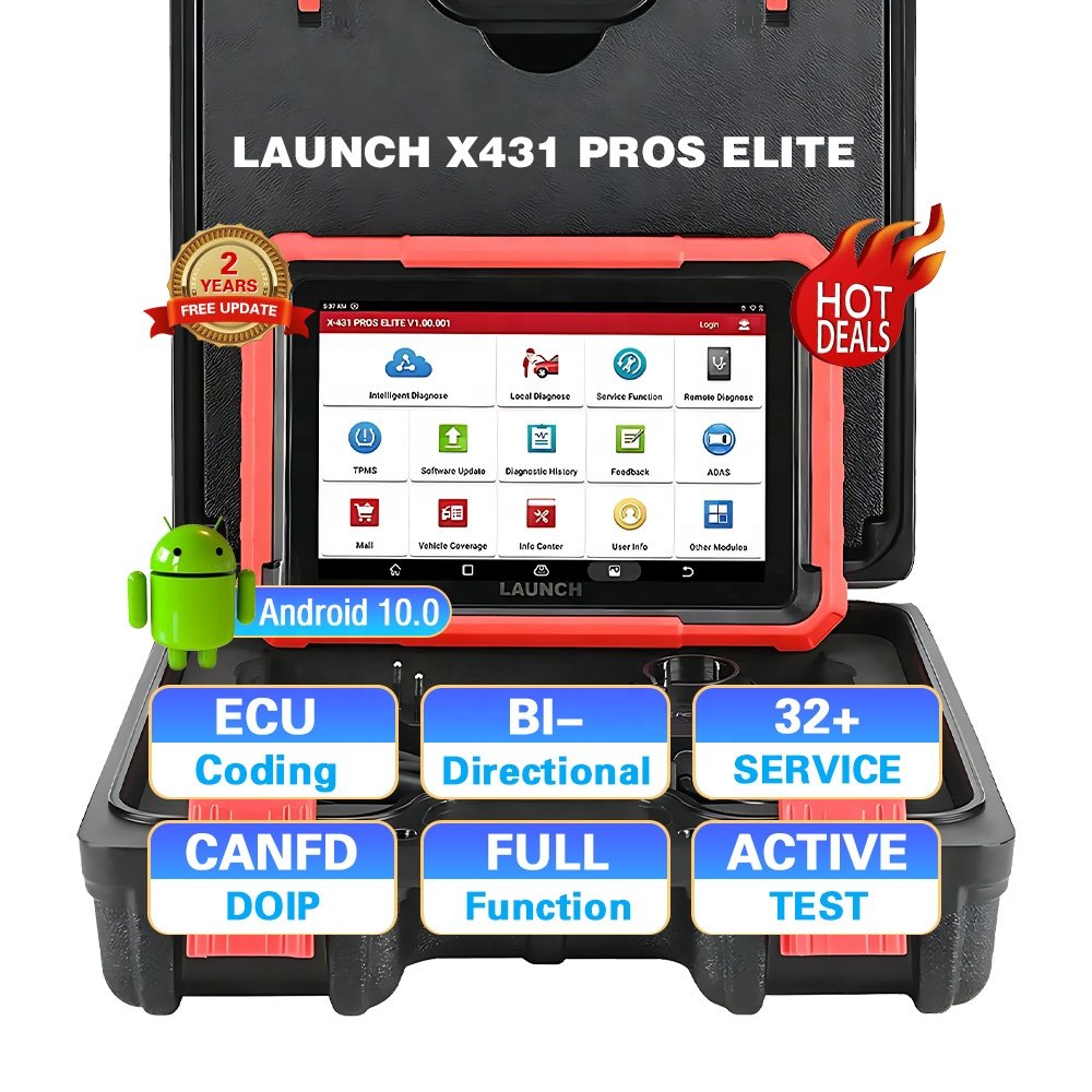 New product Launch X431 Pros Elite Bl-Directional Control vehicle diagnostic machine Support 150+Car Brands obd scanner