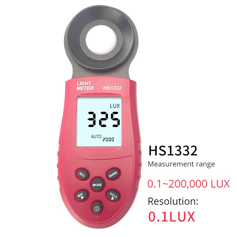 HS1010 integrated automatic range digital display electronic photometer handheld light meter wholesale illumination photometer