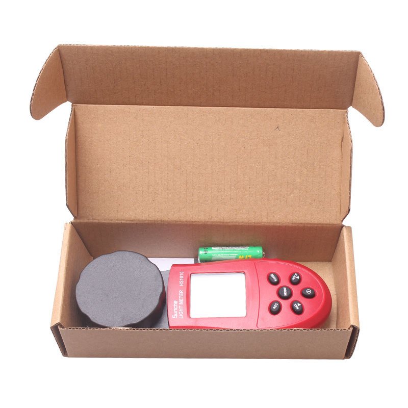 HS1010 integrated automatic range digital display electronic photometer handheld light meter wholesale illumination photometer