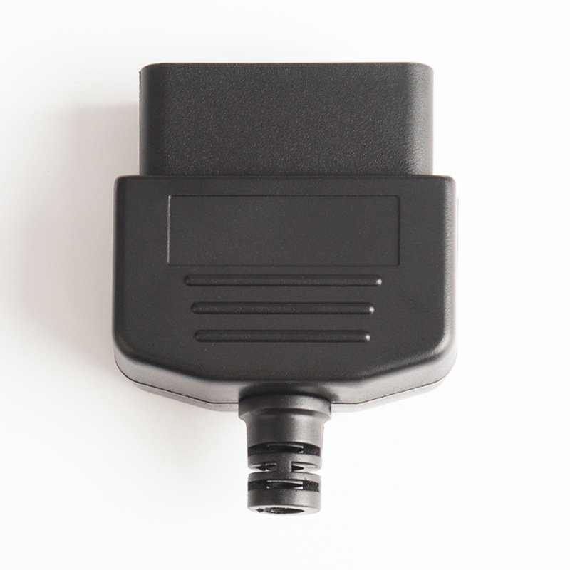 Car male connector OBD2 connector plug line clamp screw OBD plug