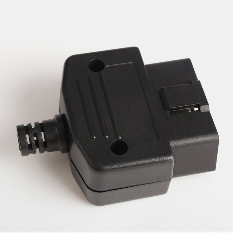 Car male connector OBD2 connector plug line clamp screw OBD plug