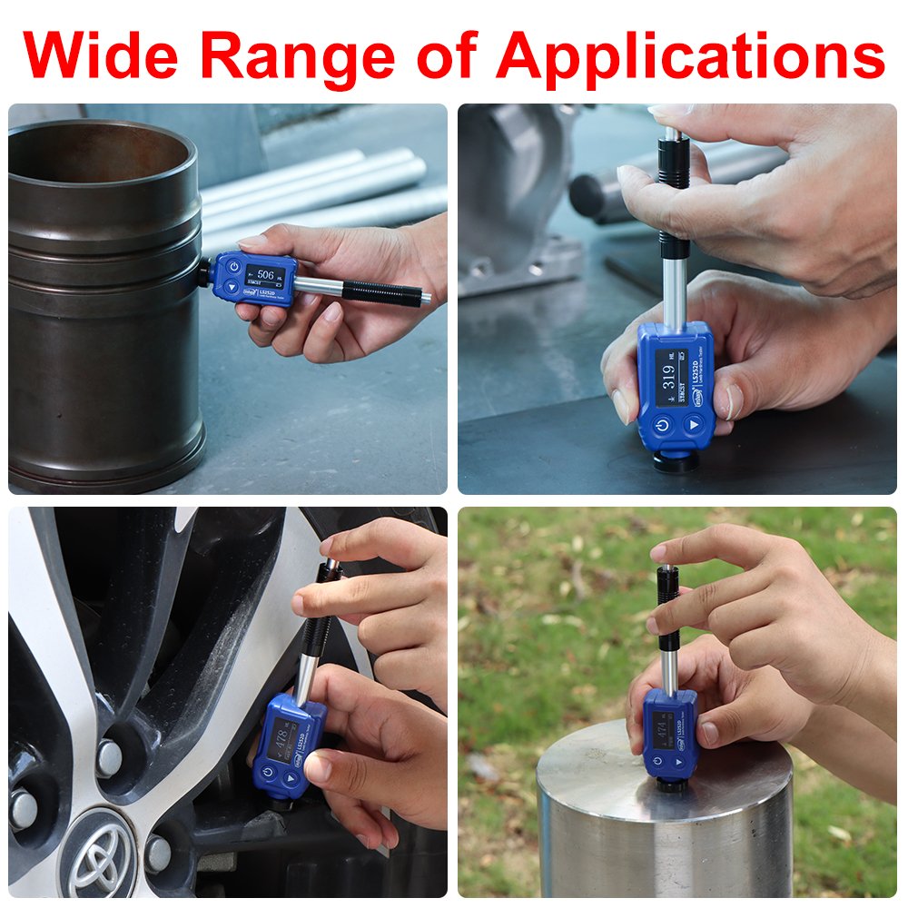 LS252D Leeb Portable Hardness Tester Machine Pen Type D Impact Device Durometer Metal Portable Leeb Hardness Tester for Steel