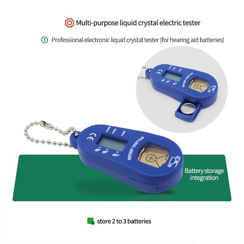 Factory Direct Wholesale Price Plastic Digital Hearing Aid Battery Tester Checker