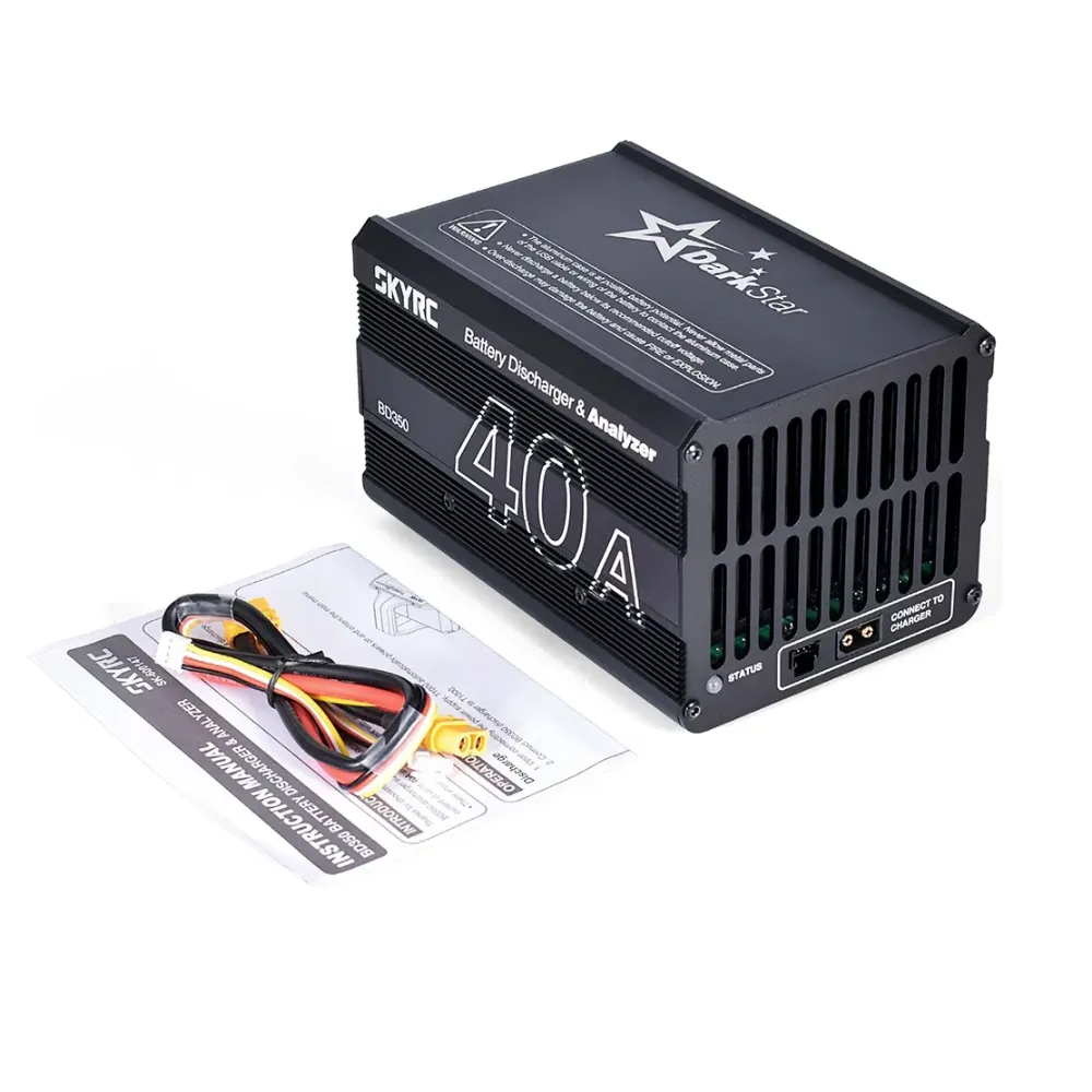 SKYRC BD350 Battery Checker Lipo Battery Discharger For T1000 Charger 40A 350W NiMH LiHV Battery Analyzer