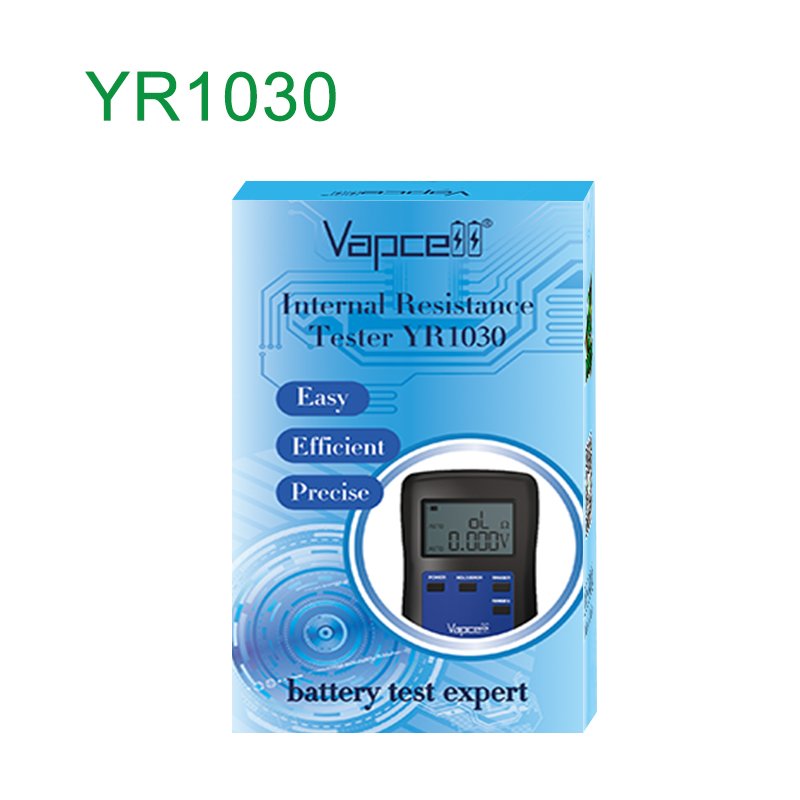 Vapcell YR1030 Tester Battery Capacity Voltage Internal Resistance Tester Lifepo4 Battery Tester