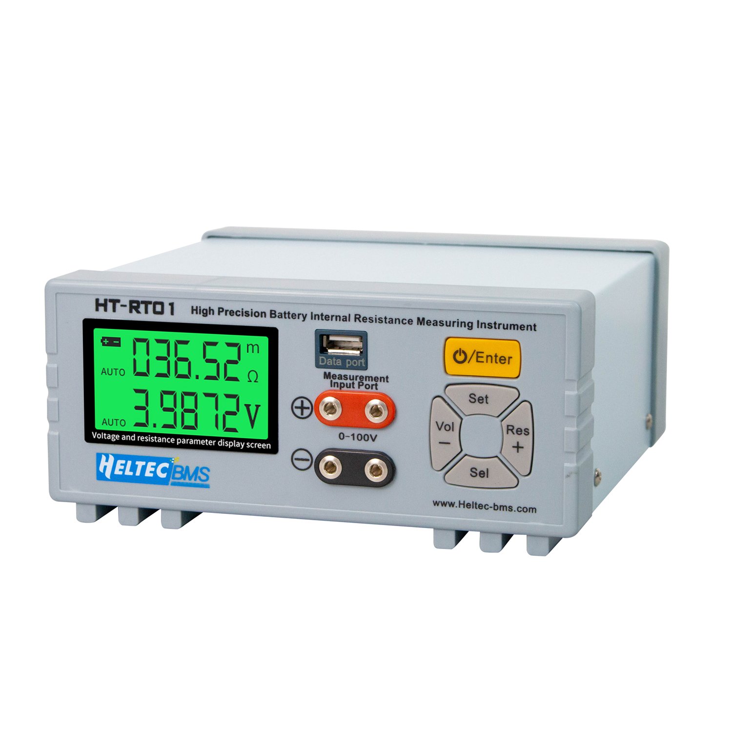HeltecBMS battery Resistance Tester High Precision Lithium Battery Internal Resistance Tester Instrument Voltage Tester