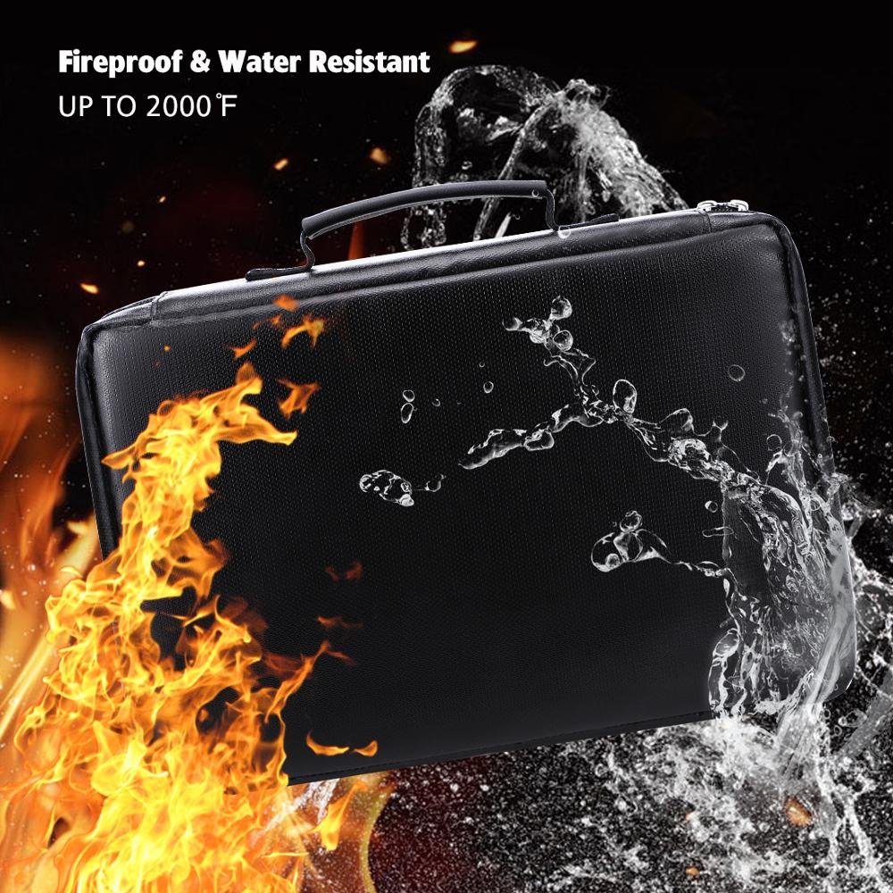 Battery Organizer Fireproof Battery Organizer Storage Case with Tester(BT168) Waterproof Hard Holder Box with Cover