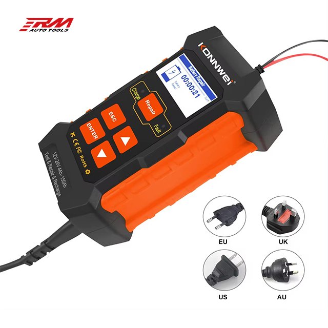RM 12v 24v car battery tester charger repair tools vehicle equipment kw520