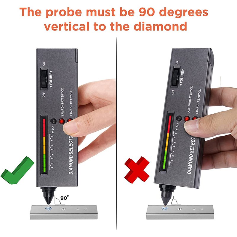 Factory Price Diamond Selector ii True And Fake Diamond Tester Black High Accuracy Diamond Tester Pen Machine