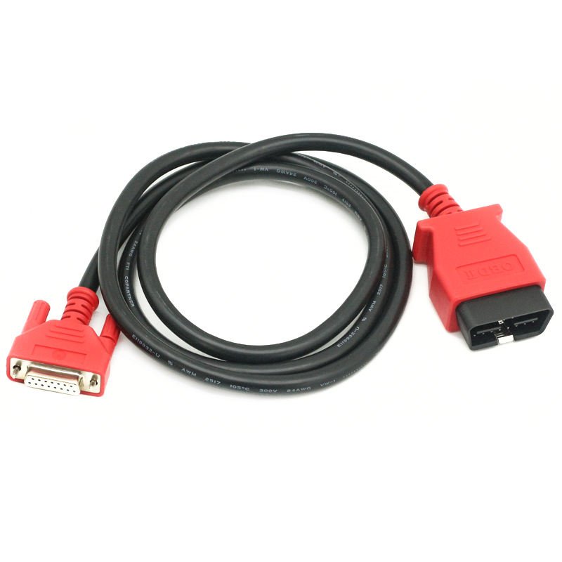 Obd 2 main test data cable DB15 for AUTEL DS808/MS905/MS906/MS908 to car obd diagnostic instrument connection line 1.5 meters