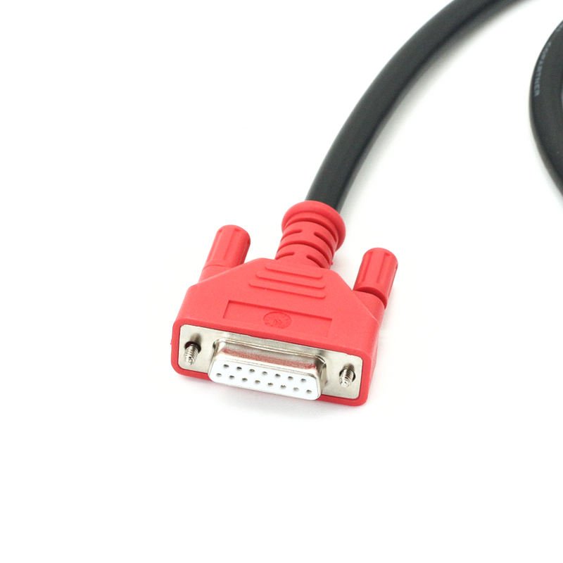 Obd 2 main test data cable DB15 for AUTEL DS808/MS905/MS906/MS908 to car obd diagnostic instrument connection line 1.5 meters