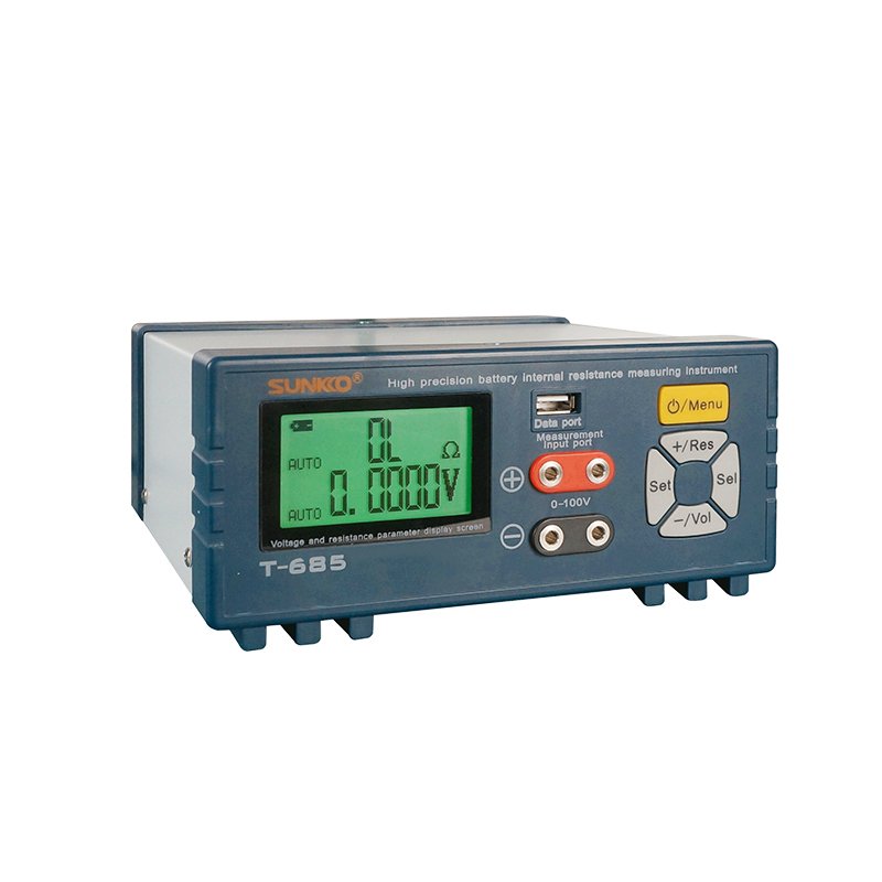 SUNKKOT-685 High precision resistance tester 18650 lithium battery voltage internal resistance tester detector
