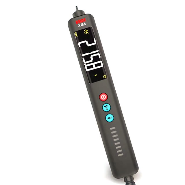 BSIDE X2A Smart Digital Multimeter Laser indication Non-Contact Voltage Tester Auto Range AC DC Current Voltage Detector Pen
