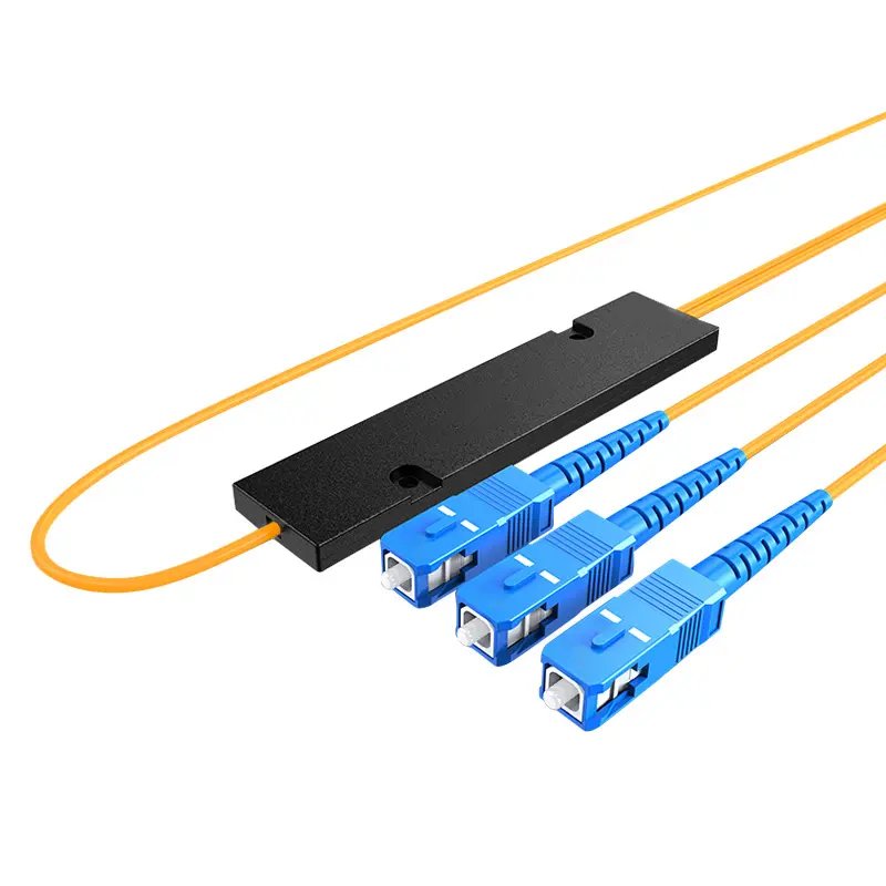 ABS Box 1x2 PLC Splitter SC UPC Optical Fiber PLC Splitter Fiber Optic Splitter SC/UPC