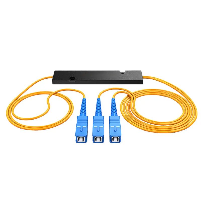 ABS Box 1x2 PLC Splitter SC UPC Optical Fiber PLC Splitter Fiber Optic Splitter SC/UPC
