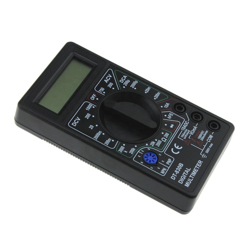 DT830B AC/DC LCD Digital Multimeter 750/1000V Voltmeter Ammeter Ohm Tester High Safety Handheld Meter Digital Multimeter