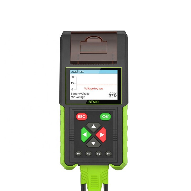 TopDiag BT500 8-30V/2-2000CCA Multi-Function Battery tester Car Battery discharge capacity tester battery impedance tester
