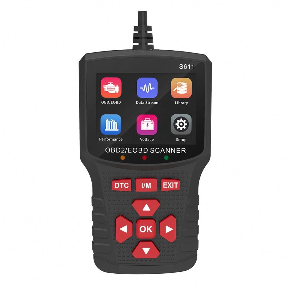 obd car engine fault detector elm327 car code reader S611 multi-function diagnosis equipment