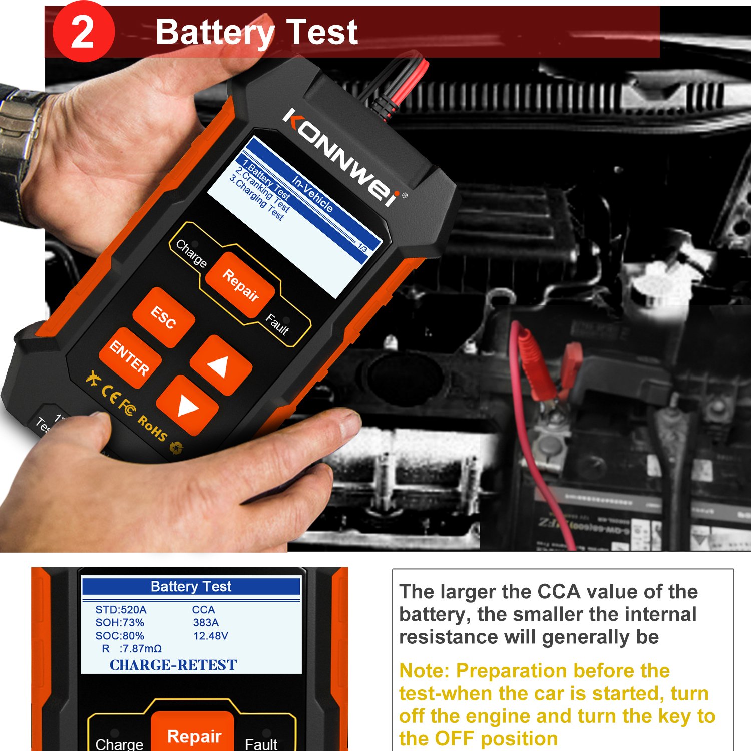 Factory Direct Konnwei kw520 Wholesale 10 A 5A Motorcycle Smart Car Battery Charger for 12V 24v car battery lead acid, lifepo4
