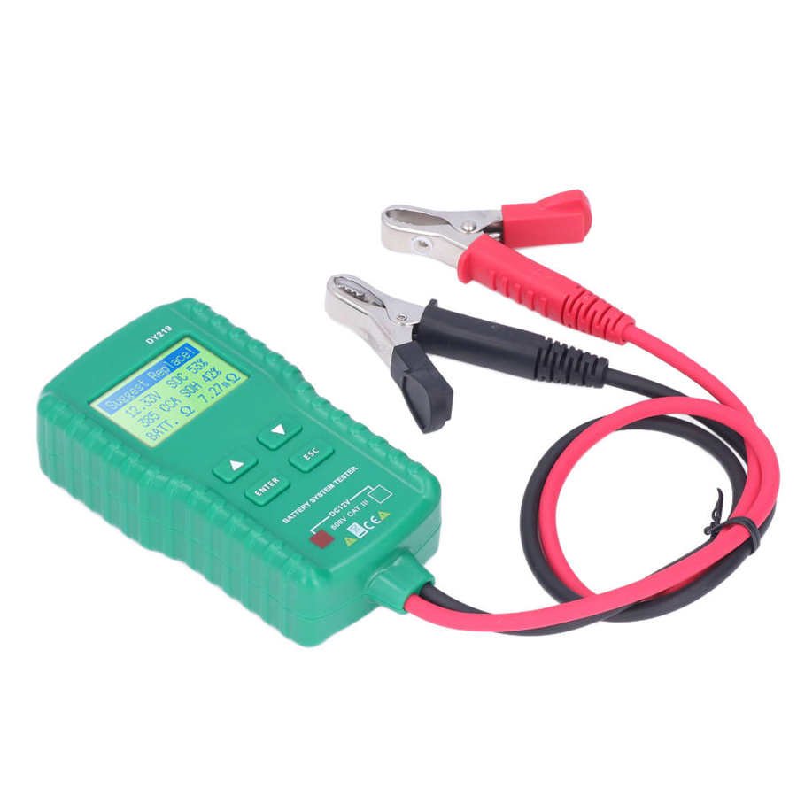 DUOYI DY219 gel 3ah 250ah cca car battery internal resistance load analyzer tester 12v