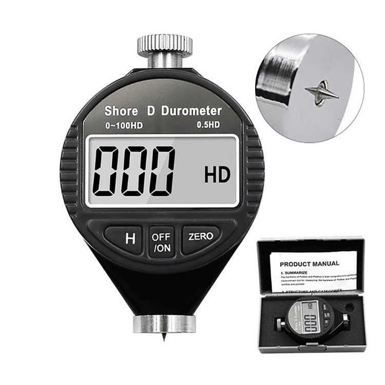 HA HD HC Digital Shore Durometer Sclerometer Portable Tire Rubber Hardness Tester Meter