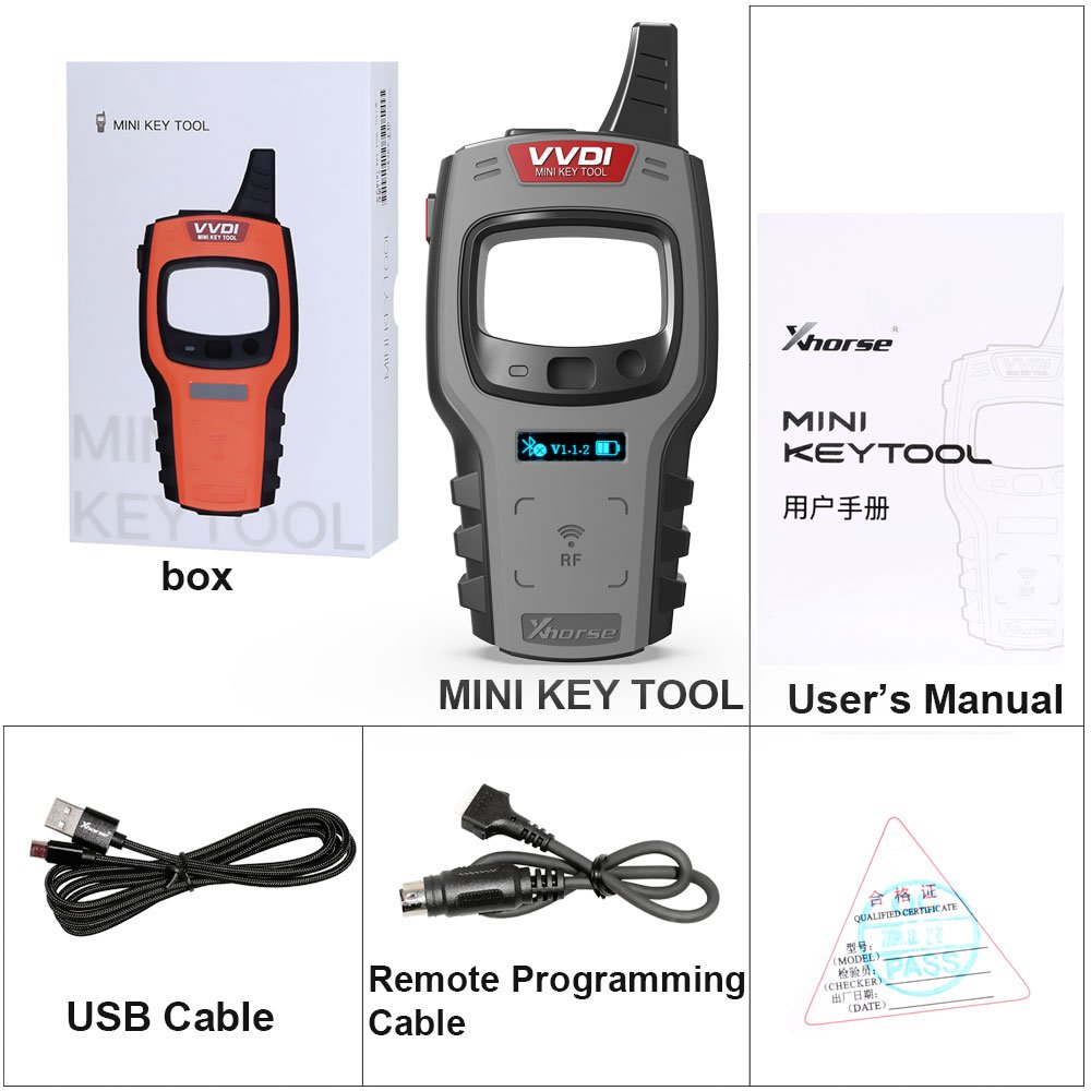 Hot sell X-horse VVDI Mini Key Tool Programmer Global Version Based on iOS Android