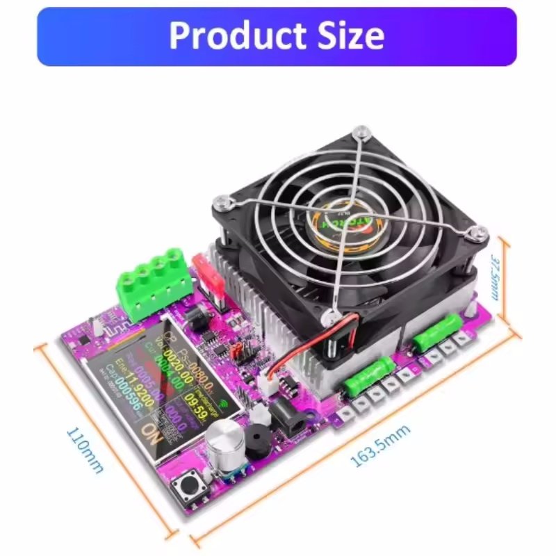 ATORCH DL24EW 18650 Voltage Current 48V Battery Capacity Monitor Tools For Tuya app 150W WiFi Smart Power Electronic Load Tester