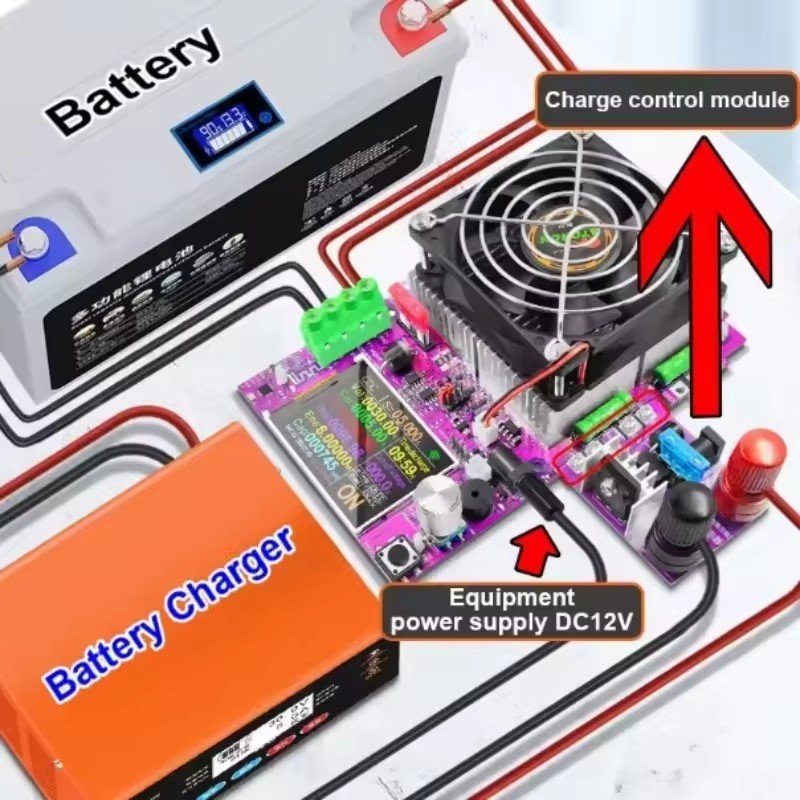 ATORCH DL24EW 18650 Voltage Current 48V Battery Capacity Monitor Tools For Tuya app 150W WiFi Smart Power Electronic Load Tester