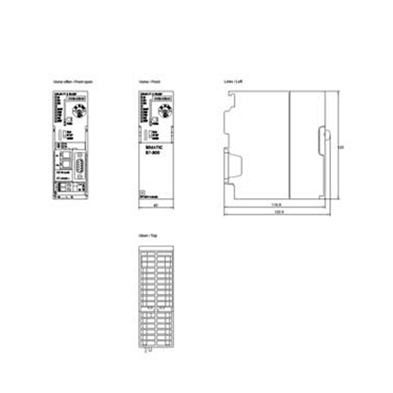 New Original SIEMENS Industrial Controls S7-300 CPU PLC PAC & Dedicated Controllers from Germany Model 6ES7317-2FK14-0AB0
