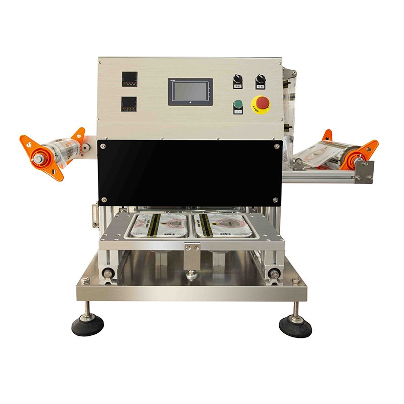 Model Factory Direct Sale Automatic Continuous Vacuum Sealing Machine With Nitrogen Gas Filling Flush Sealing Machine