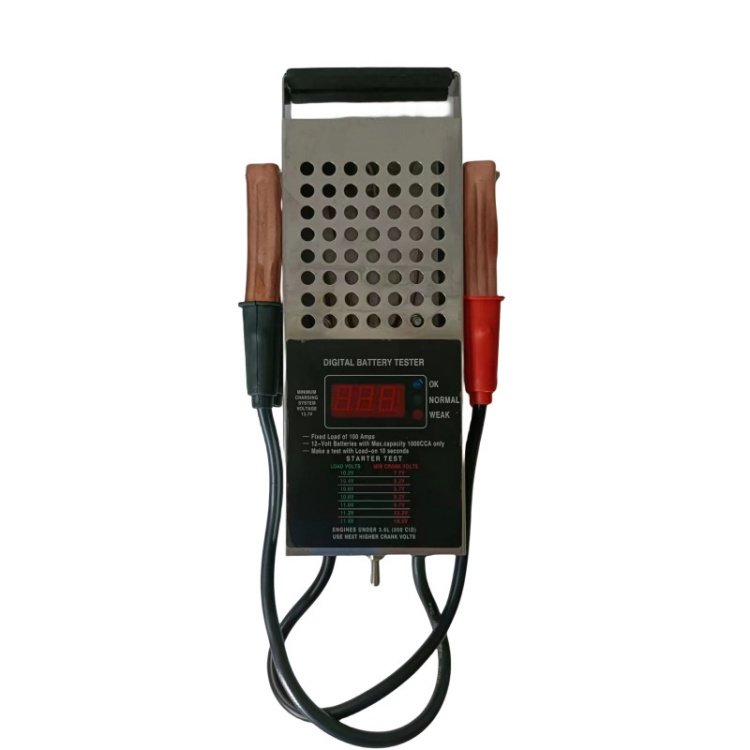 Portable digital display style battery diagnostic tool battery discharge tester 12V car battery tester