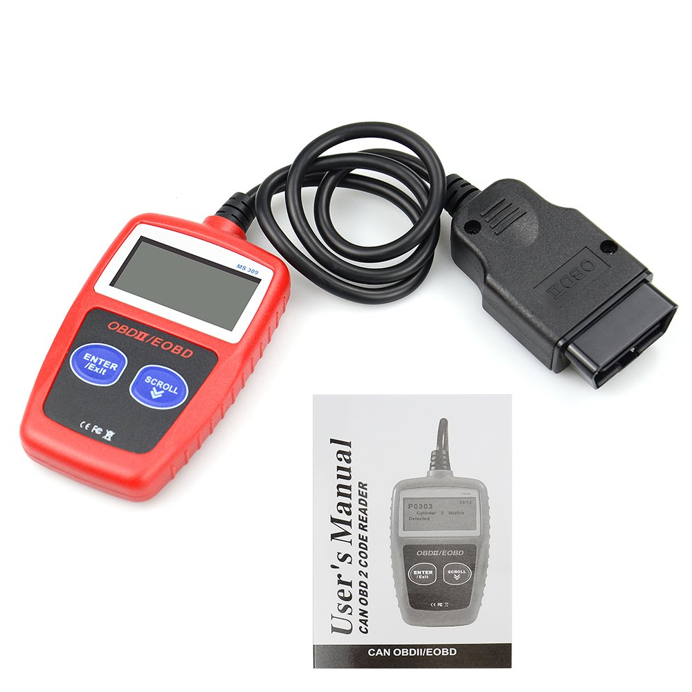 MS309 OBD2 Obdii Scanner Multi-languages Automotive Scanner Diagnostic Tool OBD 2 EOBD 309 Auto Diagnostic Scan Tool MS309