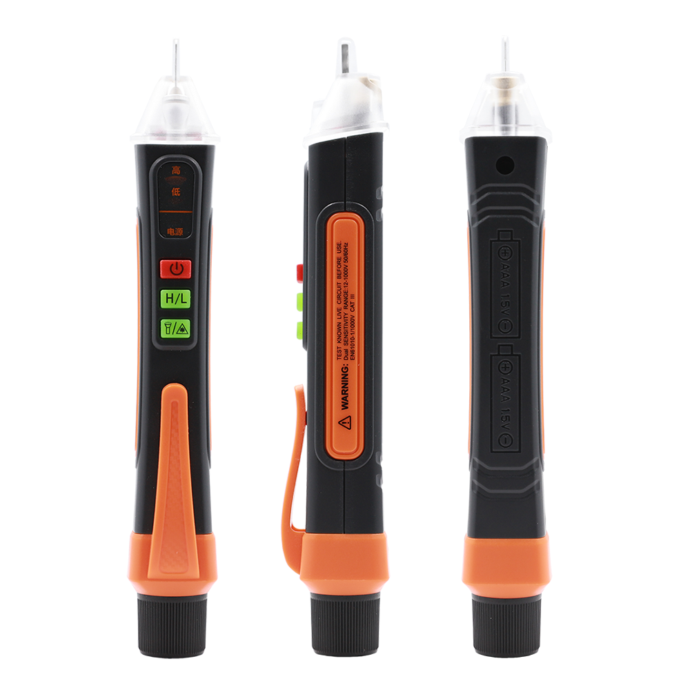 RICHMETERS T100 High Voltage Detector Tester Pen Safe and Portable Non Contact Voltage Tester Color Box OEM Pencil 3 Months /