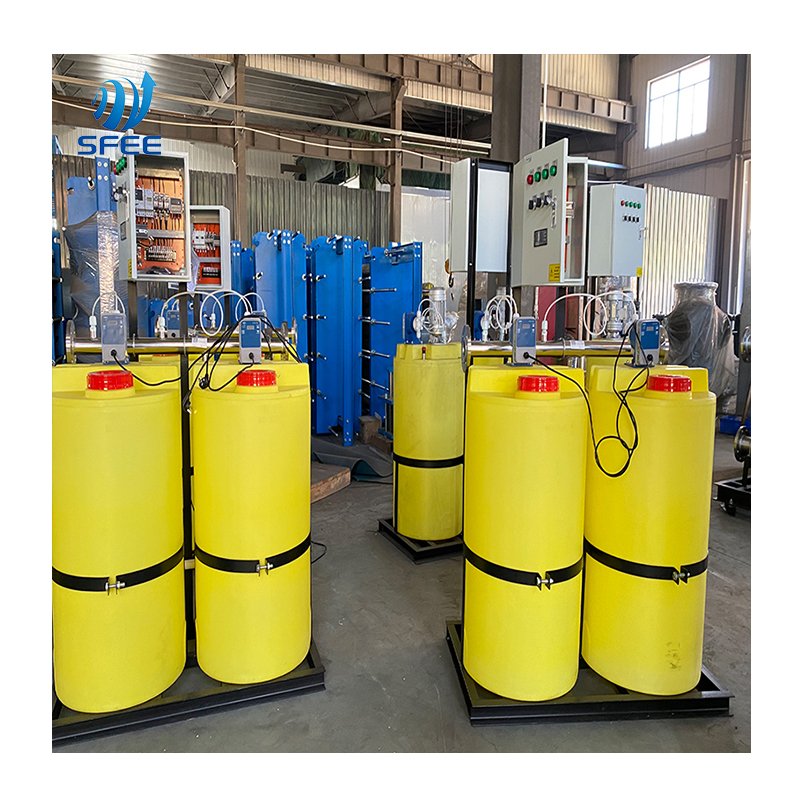 Chemical dosing equipment PH controller with dosing pump Acid alkali resistance Dosing mixing PAC PAM Flocculant Scale inhibitor