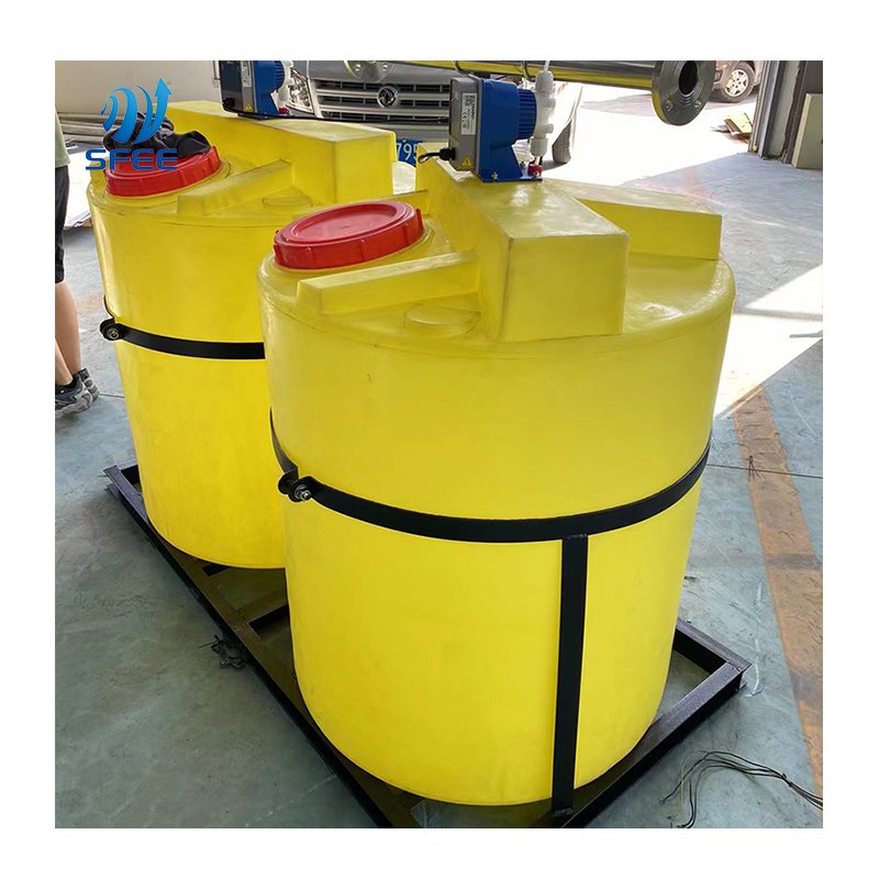 Chemical dosing equipment PH controller with dosing pump Acid alkali resistance Dosing mixing PAC PAM Flocculant Scale inhibitor