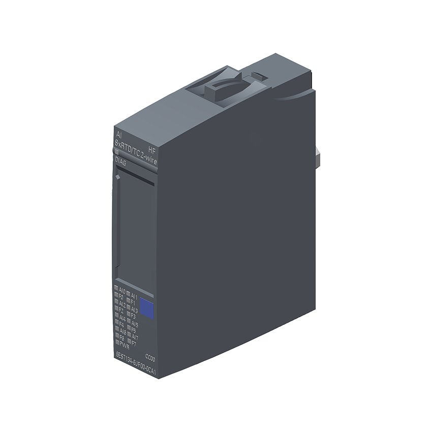 New Original PLC 6ES7134-6JF00-0CA1 ET 200SP, Analog Input, AI 8xRTD/TC 2-wire High Feature, BU type A0, A1, CC00, 16 Bit
