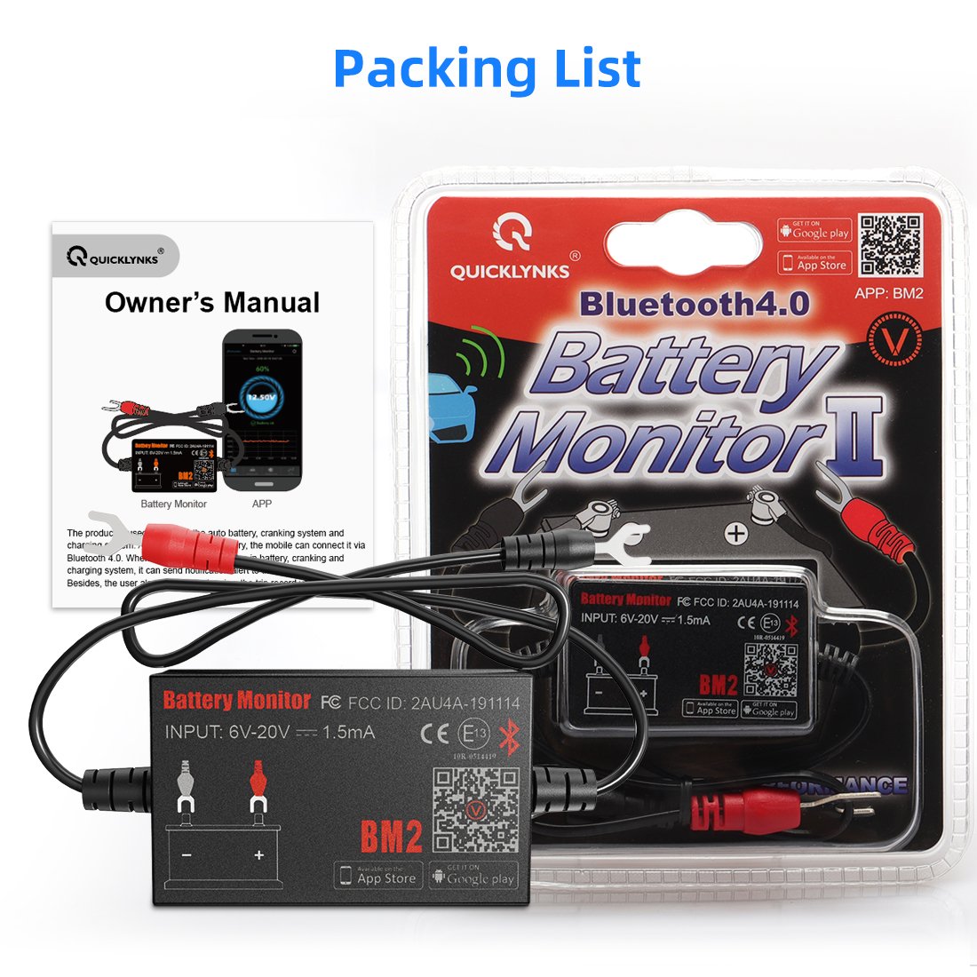 New Digital Bluetooth Car Battery Monitor Tool Available Free App For App Store And Google Play
