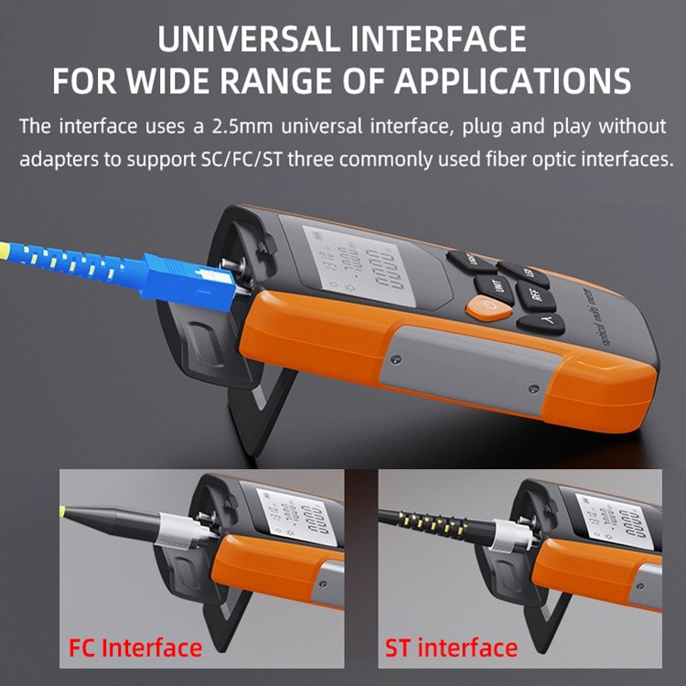 G9 Fiber Optic Multimeter Optical Power Meter Cable Test Tools Fiber To The Home Loss Tester Rechargeable Battery Otdr Handheld