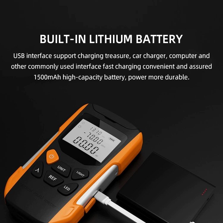 G9 Fiber Optic Multimeter Optical Power Meter Cable Test Tools Fiber To The Home Loss Tester Rechargeable Battery Otdr Handheld