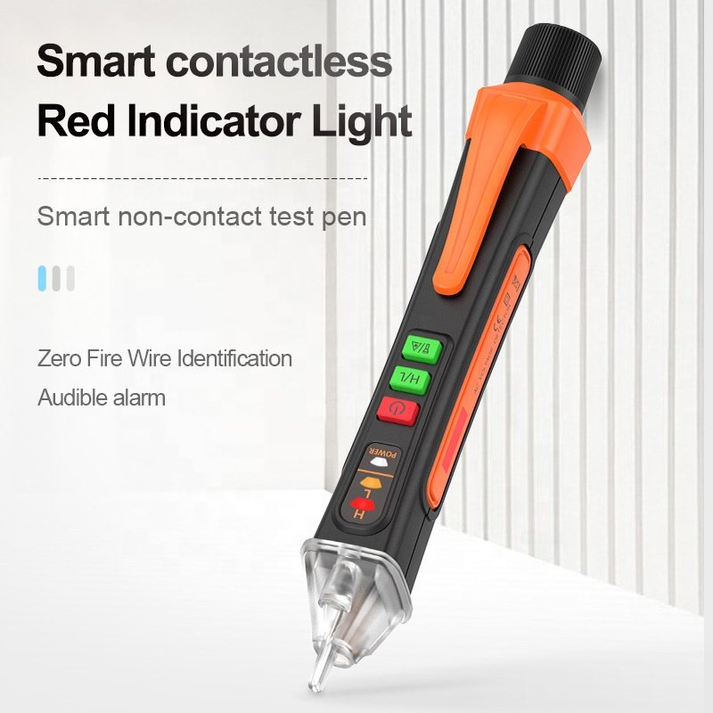 Electrical Tester Voltage Indicator T-02A Smart Non Contact AC Voltage Detector Tester Pen Live Wire Check Breakpoint Tracking