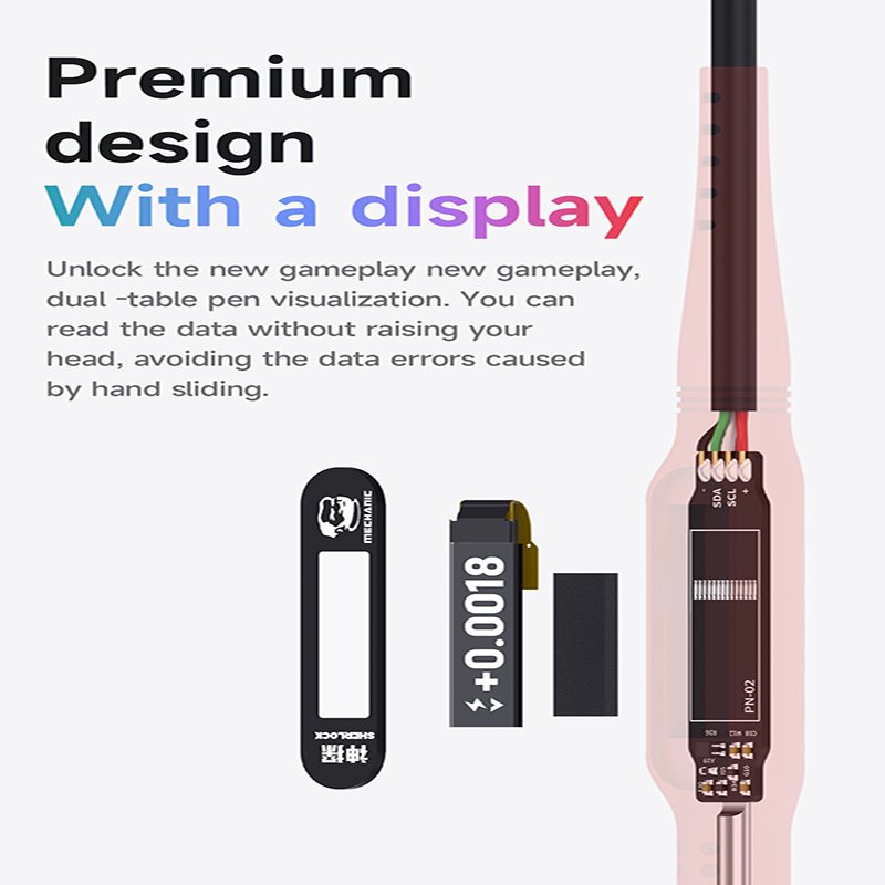 Multimeter Visual Pen MECHANIC SHERLOCK V2.0 Detective Auto Digital Smart Multimeter Test with LCD Internal Screen Display Tool