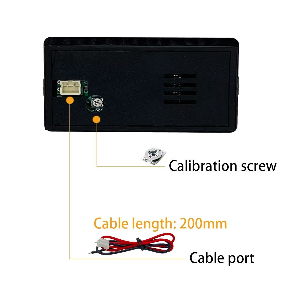 DC 8V-100V Battery Capacity Indicator DC Voltmeter Lead Acid Lithium LiFePO4 Battery Tester With/Without Temp Alarm/Waterproof