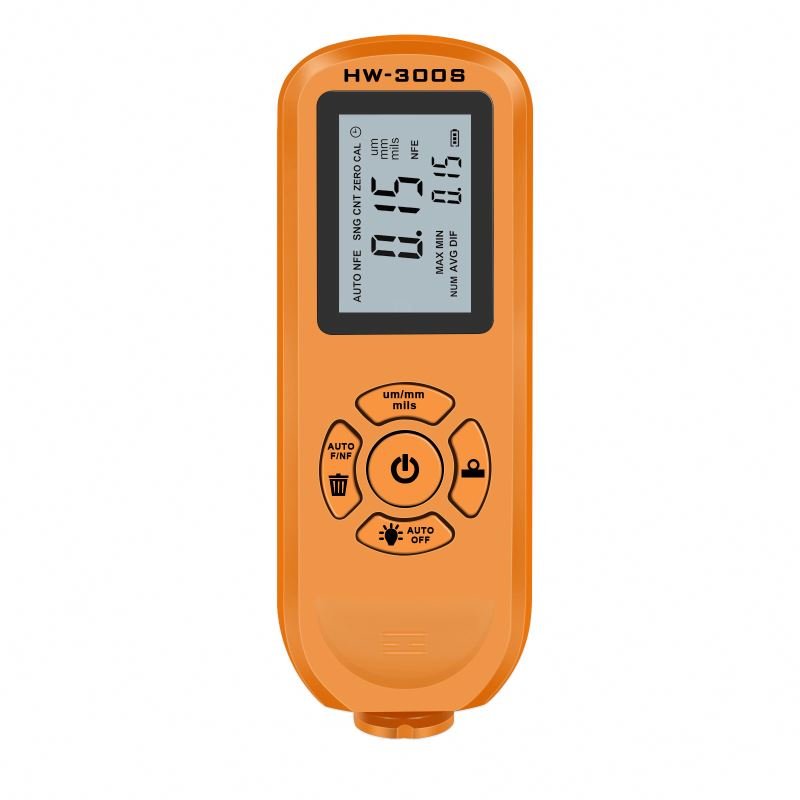 HW-300S 0-2000UM Digital Coating Thickness Gauge Car Paint Film Thickness Tester