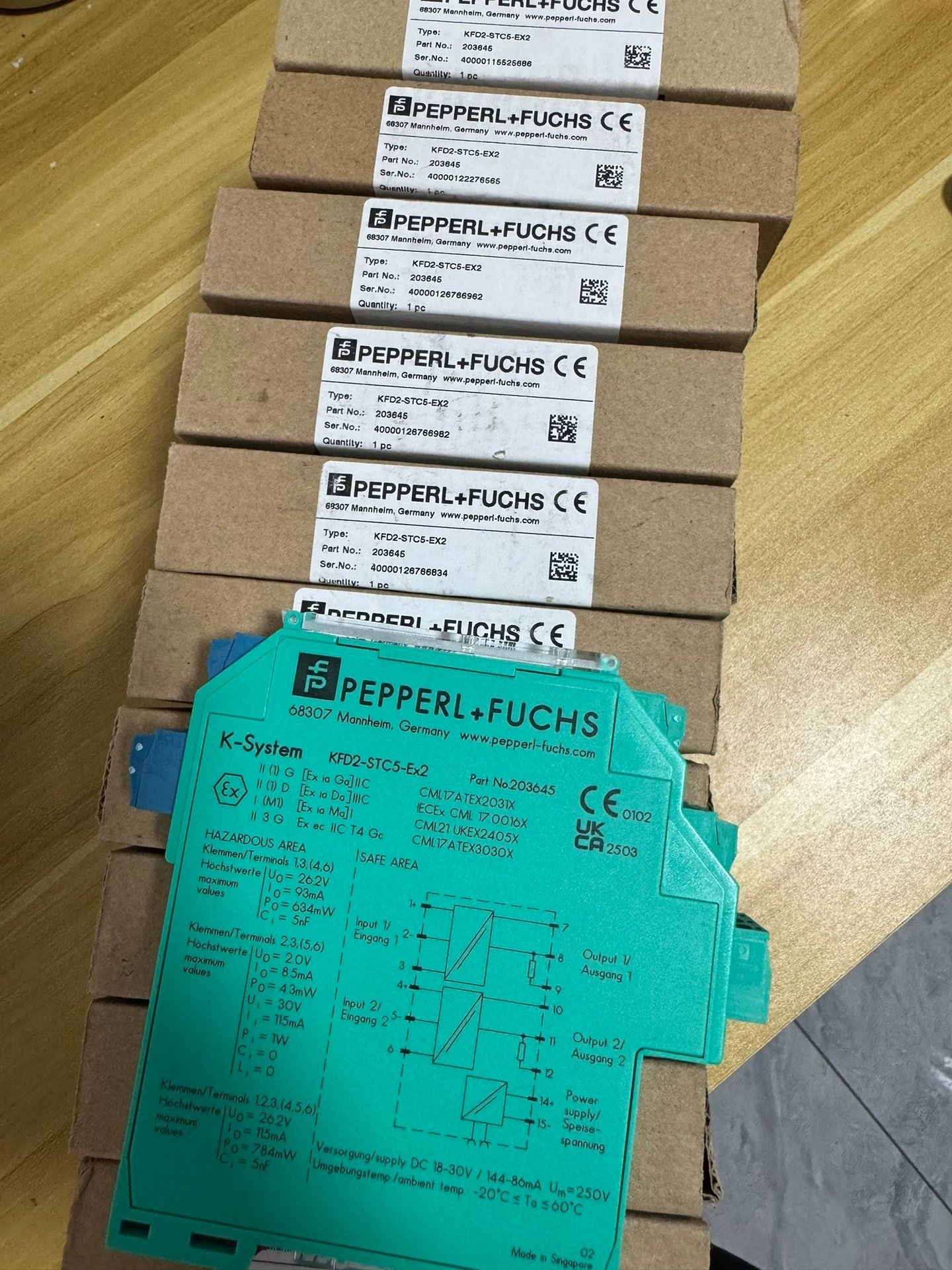 Original New SMART Transmitter Power Supply KFD2-STC5-EX2 for Safety Barrier PLC PAC & Dedicated Controllers