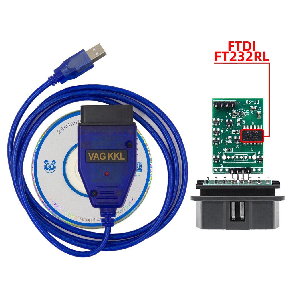 VAG KKL 409 USB Interface High-quality diagnostic cable with FT232RL chip 409.1 diagnostics