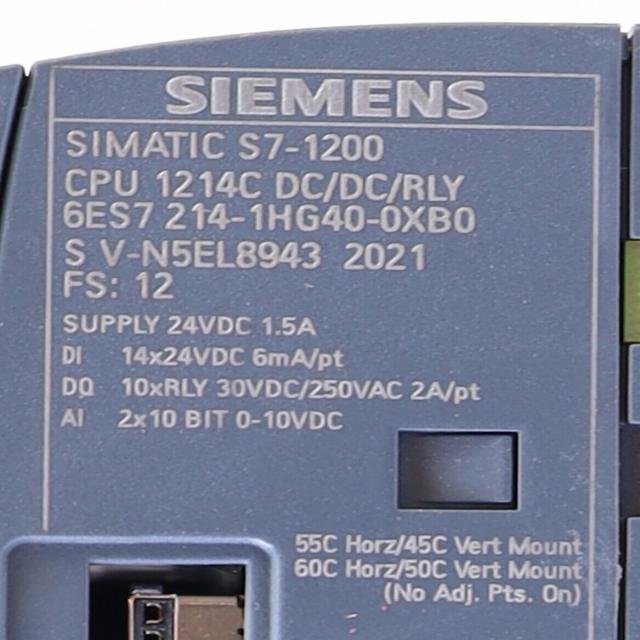 In stock 6ES7214-1HG40-0XB0 CPU 1214C Compact CPU Good price