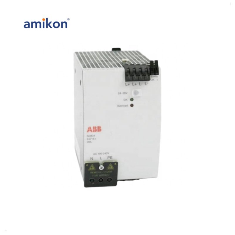 Premium Quality Power Supply Device A BB SD834 3BSC610067R1 for PLC PAC & Dedicated Controllers