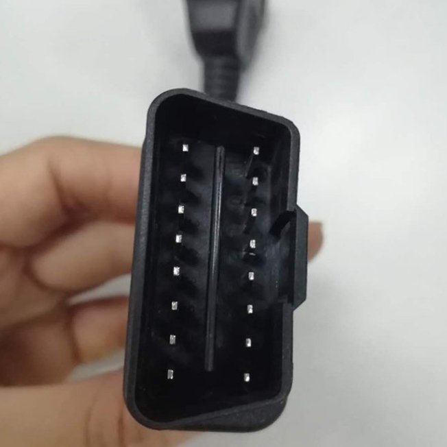 OBD2 Male to female 16 core round cable full combination 30CMGPS ELM327 Bluetooth male to female extension /wiring harness