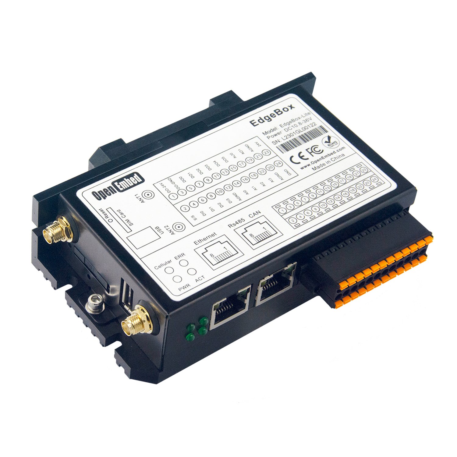 EdgeBox-Lite plc pac dedicated controllers, ESP32-S3 Based PLC iot Programmable controller